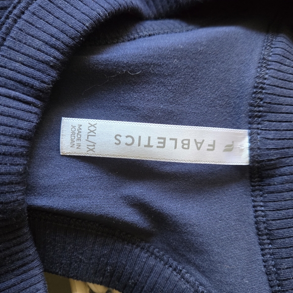 Fabletics Two-Piece Ribbed Set | Navy Blue | Size XXL / 1X - Picture 4 of 5